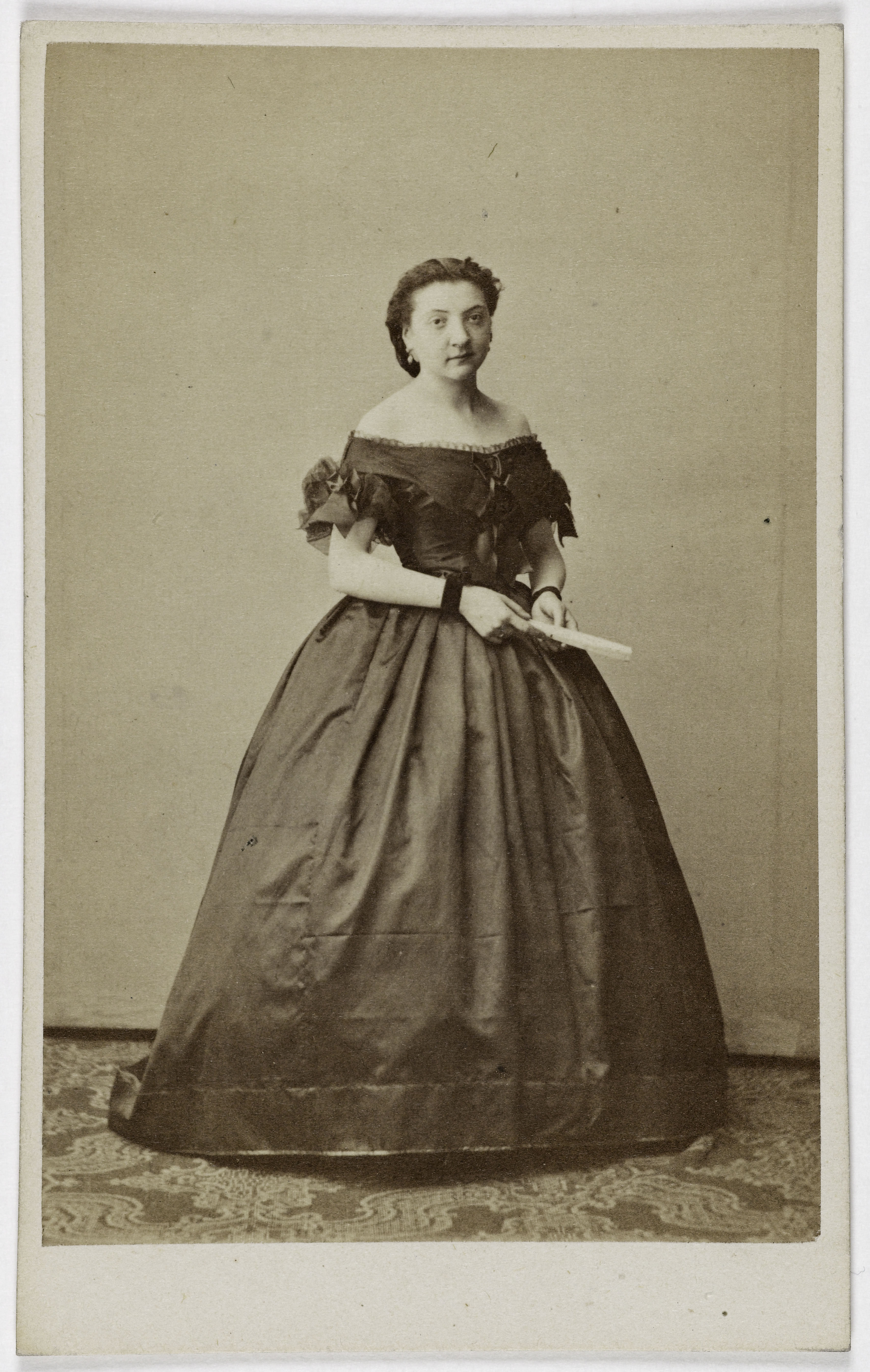 Anonyme, Portrait de Caroline Duprez (épouse Vandenheuvel), (1832-1875), (chanteuse lyrique)