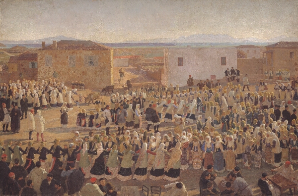 Niels Skovgaard, Kvindedansen i Megara