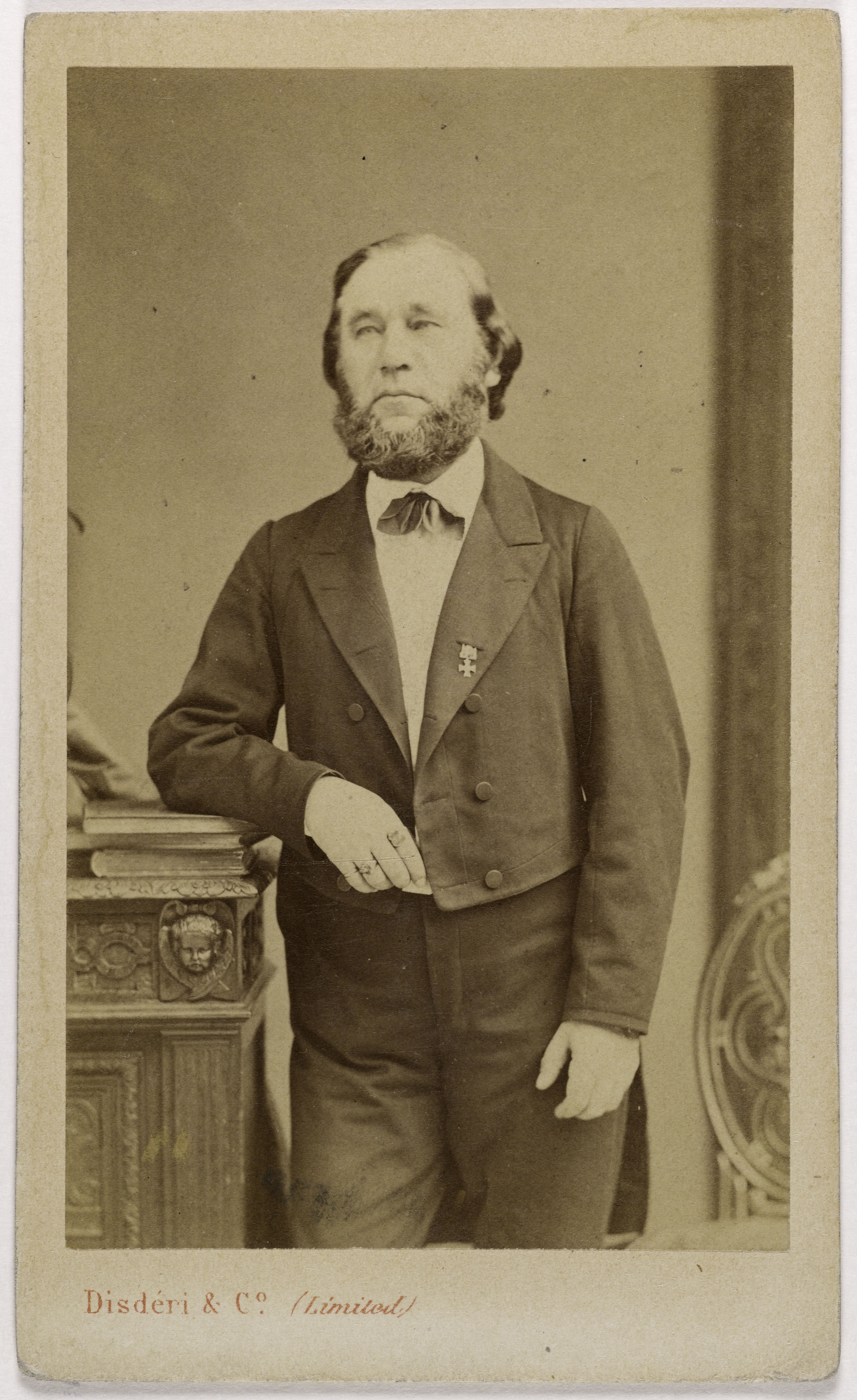 Disderi & Cie, Portrait de Benjamin Bilse (1816-1902), (musicien)