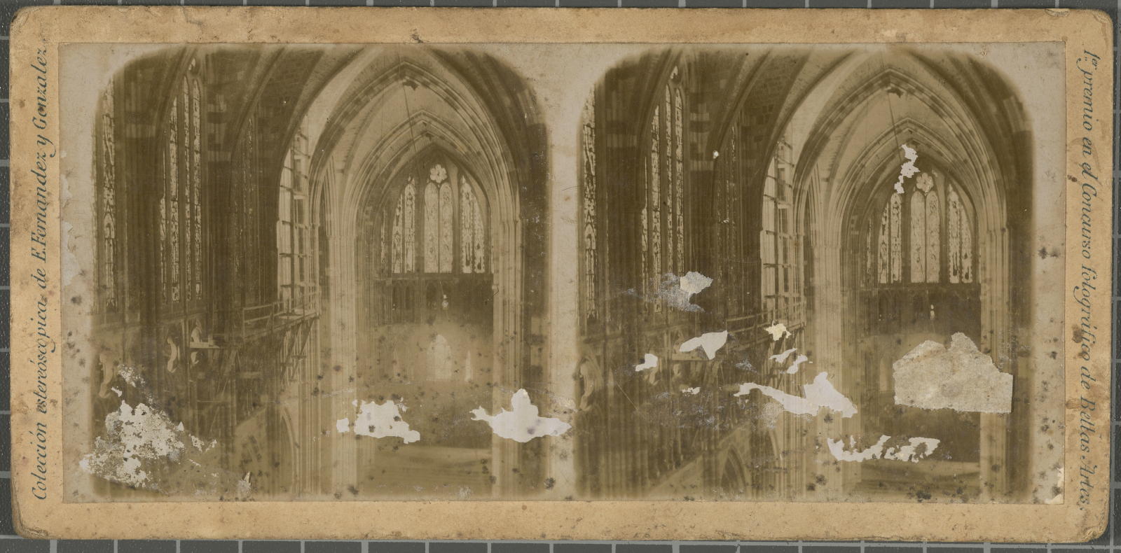 Desconegut, [inside a esglesia] Fernandez Gonzalez, E