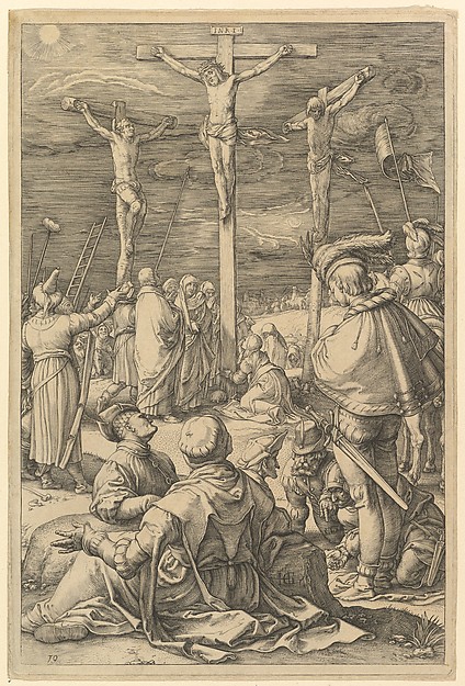 Hendrick Goltzius, Christ on the Cross, from "The Passion of Christ"