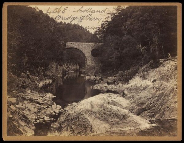 Francis Frith, Scotland.  Bridge at Garry.  Killiecrankie