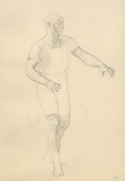 C.W. Eckersberg, Balders død - studie til Hødur.