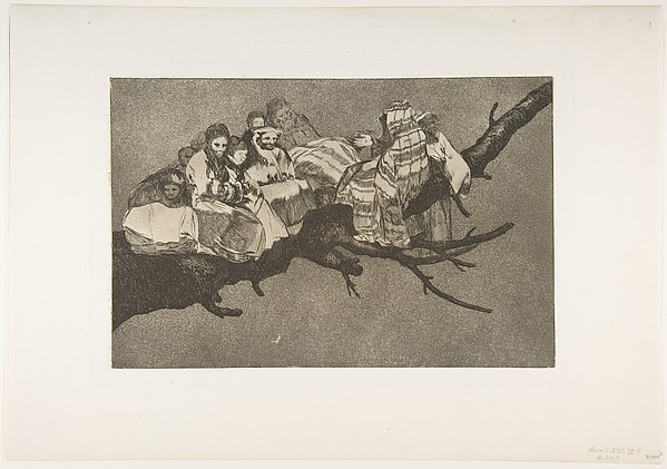 Goya (Francisco de Goya y Lucientes), Ridiculous Folly, from the 'Disparates' (Follies / Irrationalities)