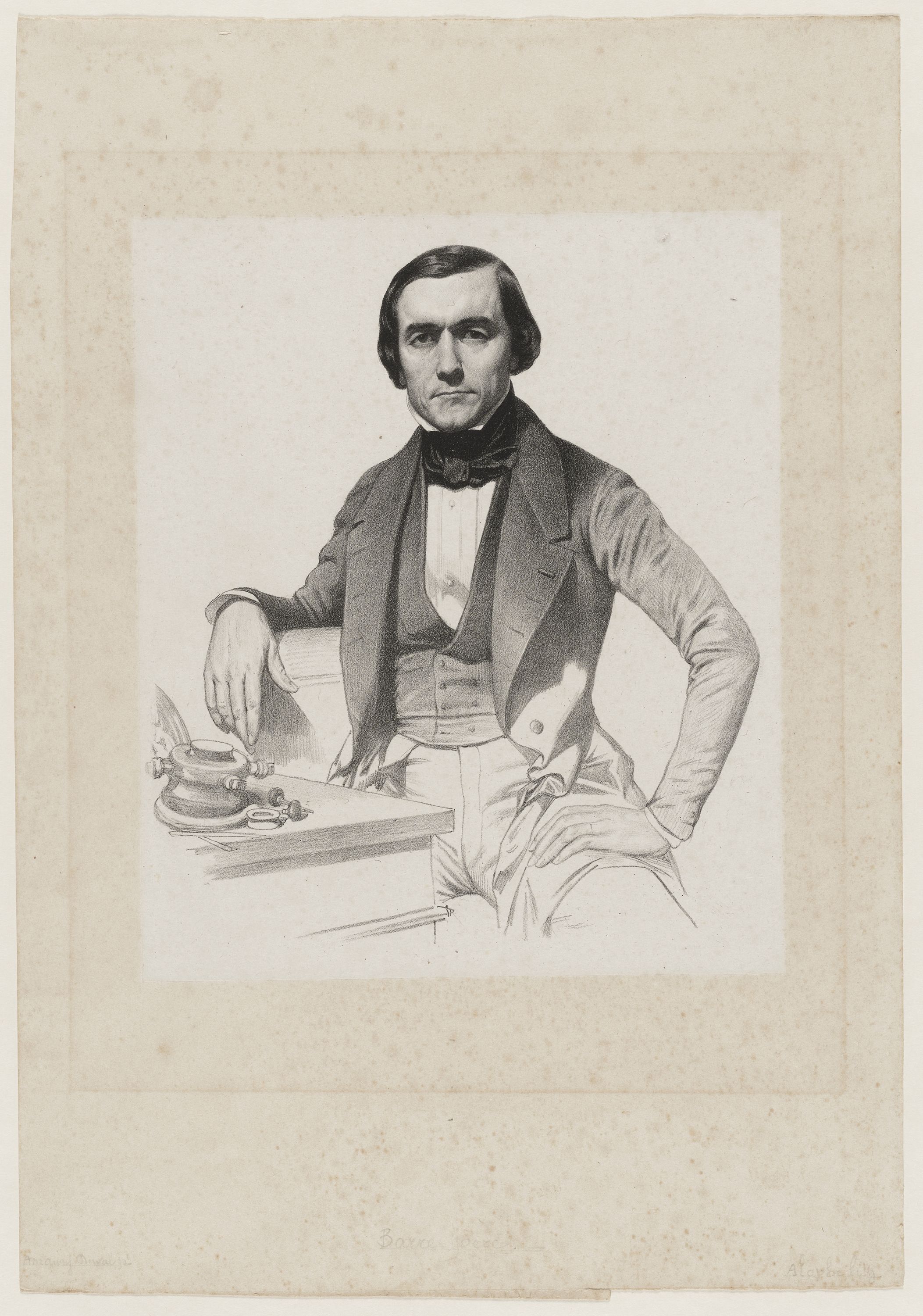 Marie-Alexandre Alophe, Portrait de Barre, père