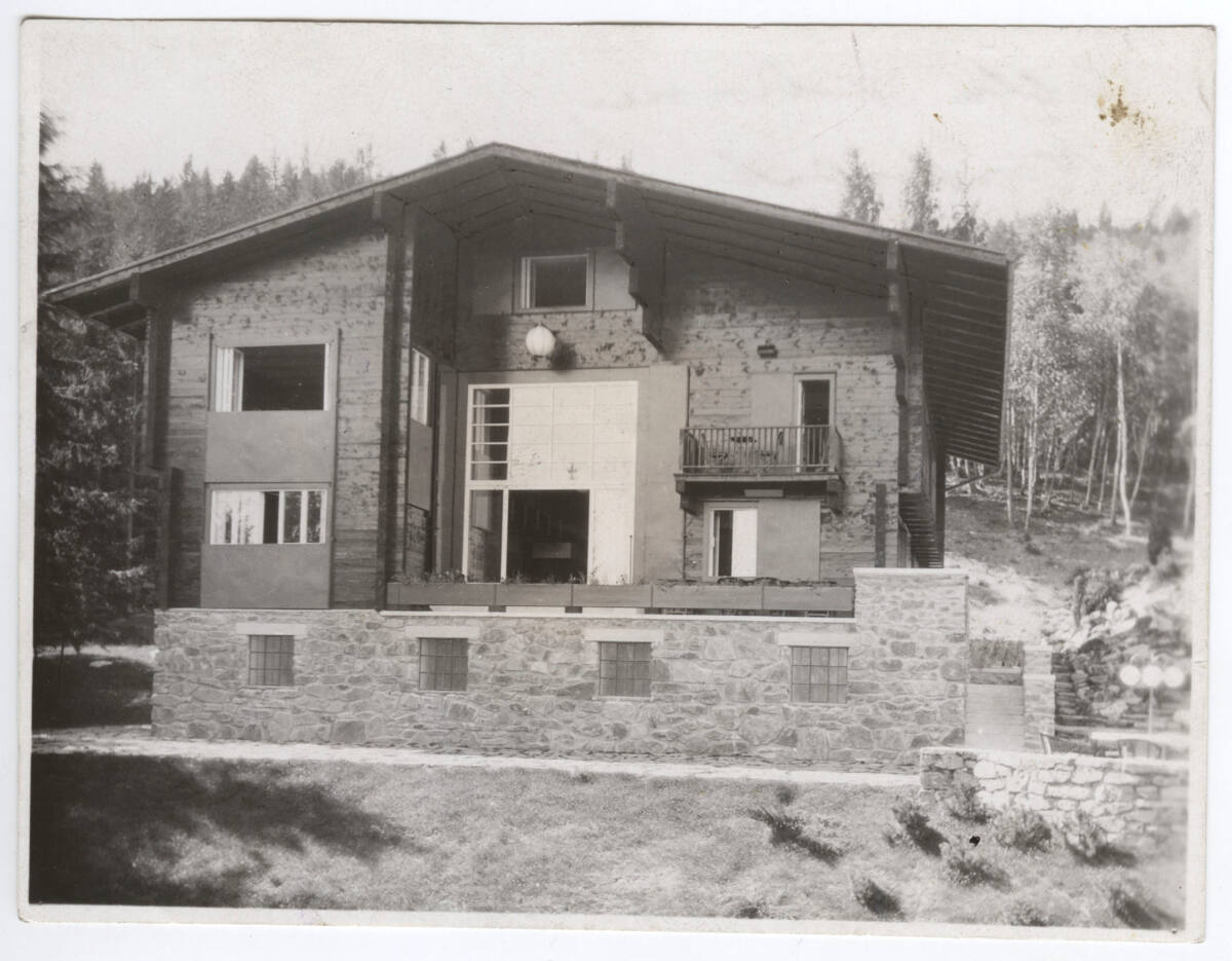 Anonym, Landhaus Paul Khuner, Kreuzberg 60, Payerbach, Niederösterreich, Ansicht von Norden