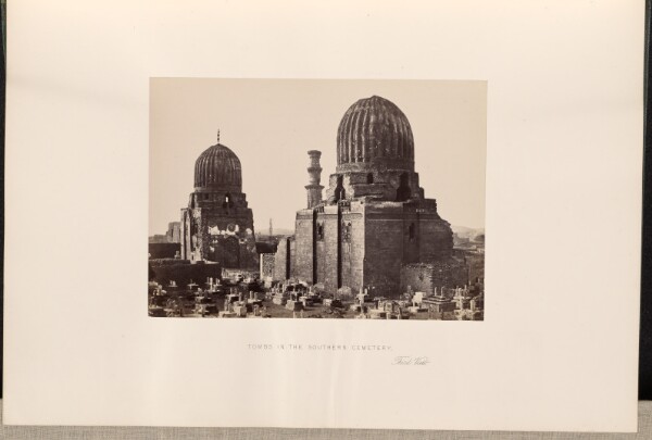 Francis Frith, Tombs in the Southern Cemetery, Third View