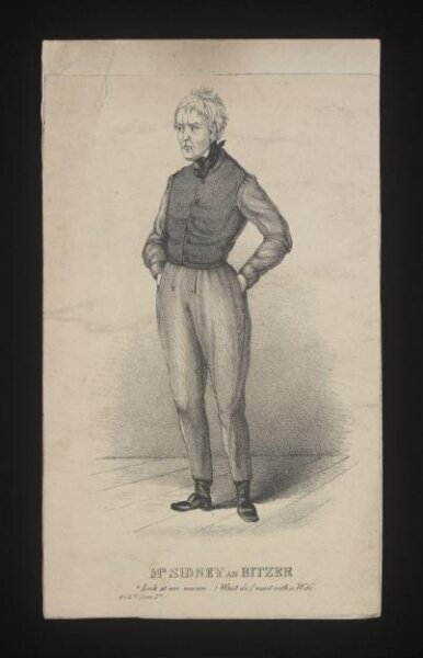 Unknown, Mr Sidney as Bitzer