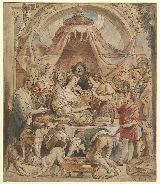 Jacob Jordaens, The Banquet of Anthony and Cleopatra