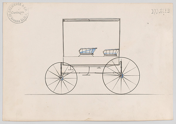 Brewster & Co., Design for T-Cart, no. 3112