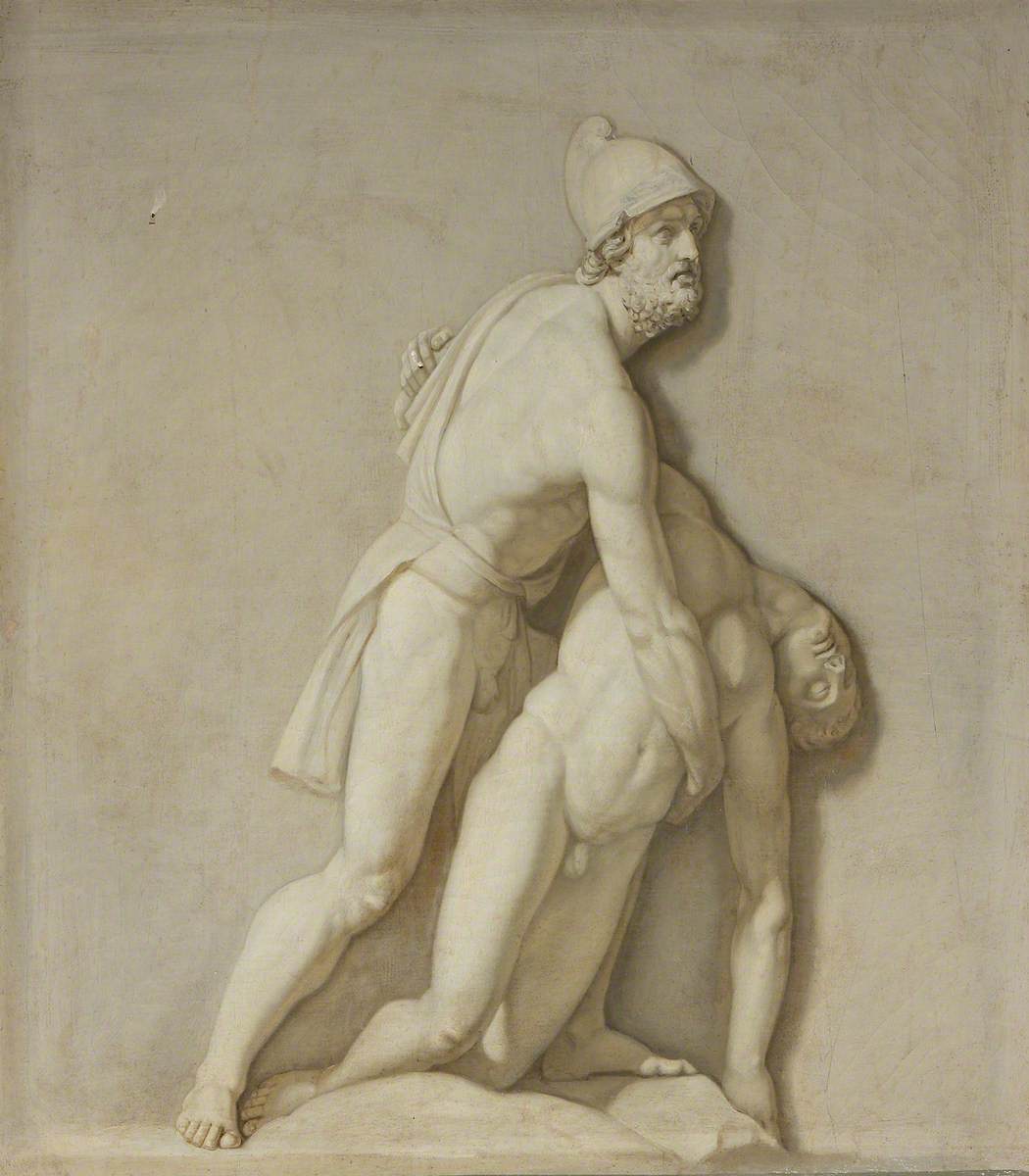 Robert Fagan, Pasquino (Menelaus supporting the Body of Patroclus)