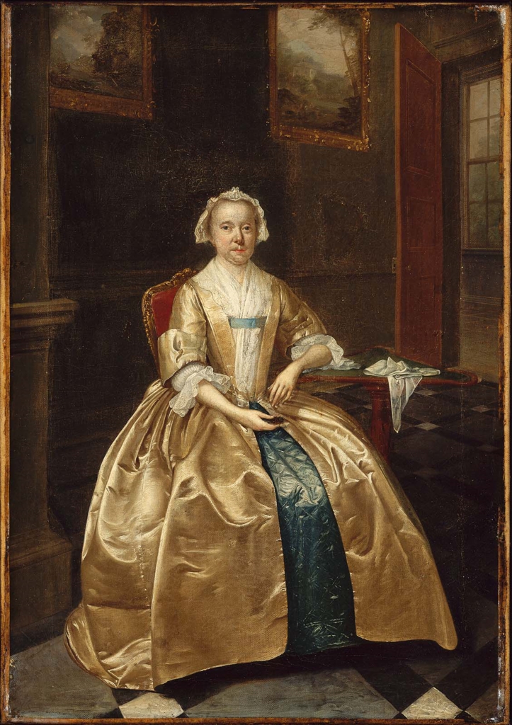 Arthur Devis, Portrait of a Woman Seated beside a Table