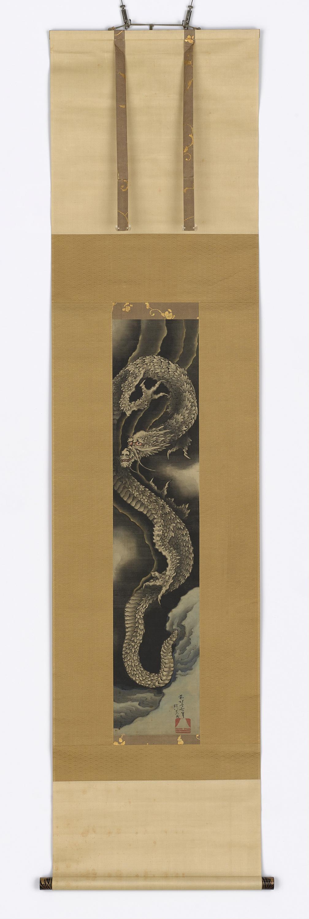 Katsushika Hokusai, Ascending dragon