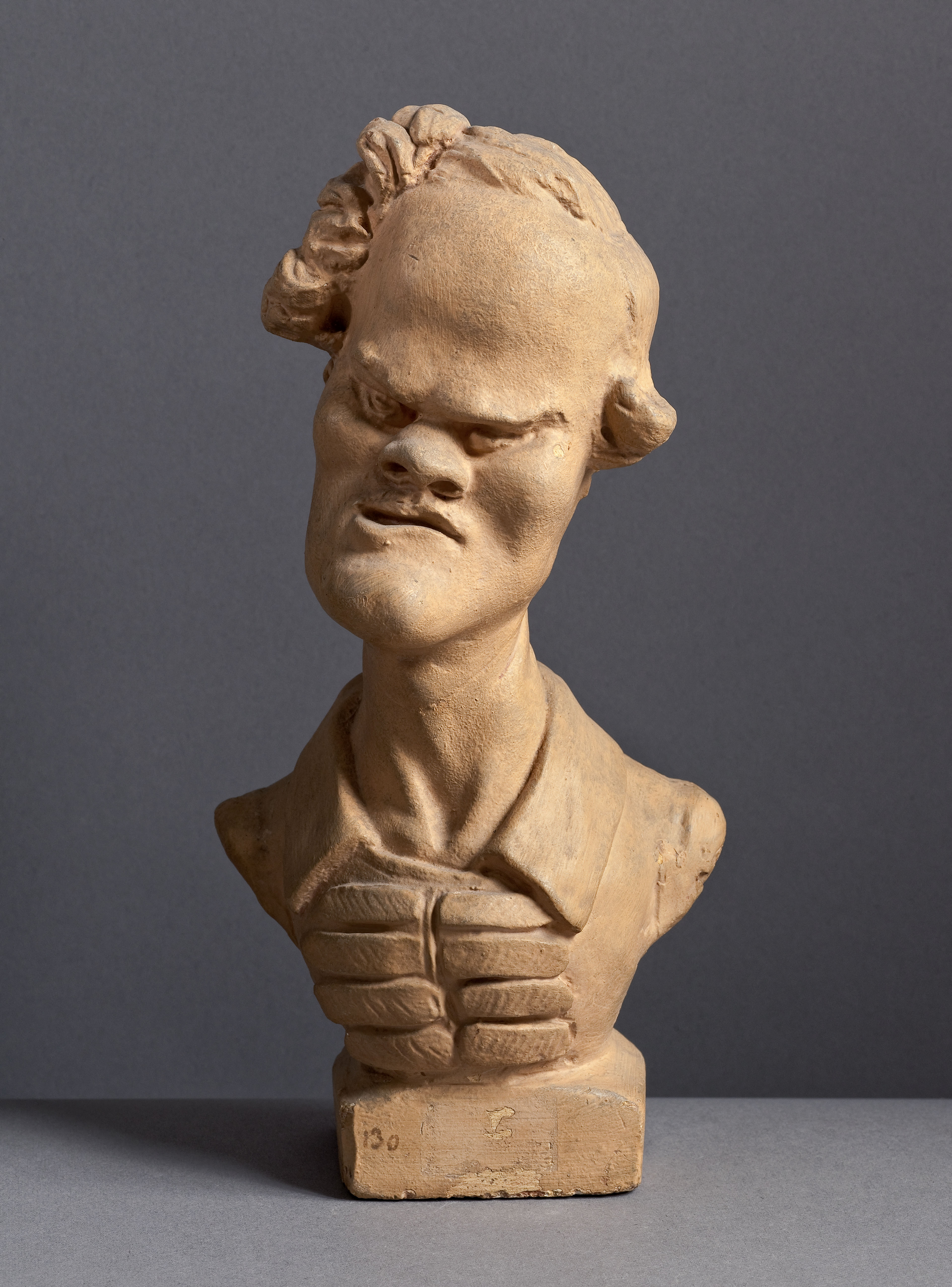Jean Pierre Dantan, Portrait-charge de Louis Jansenne (1809- ?), chanteur lyrique. Rôle de George Brown dans la "Dame Blanche"