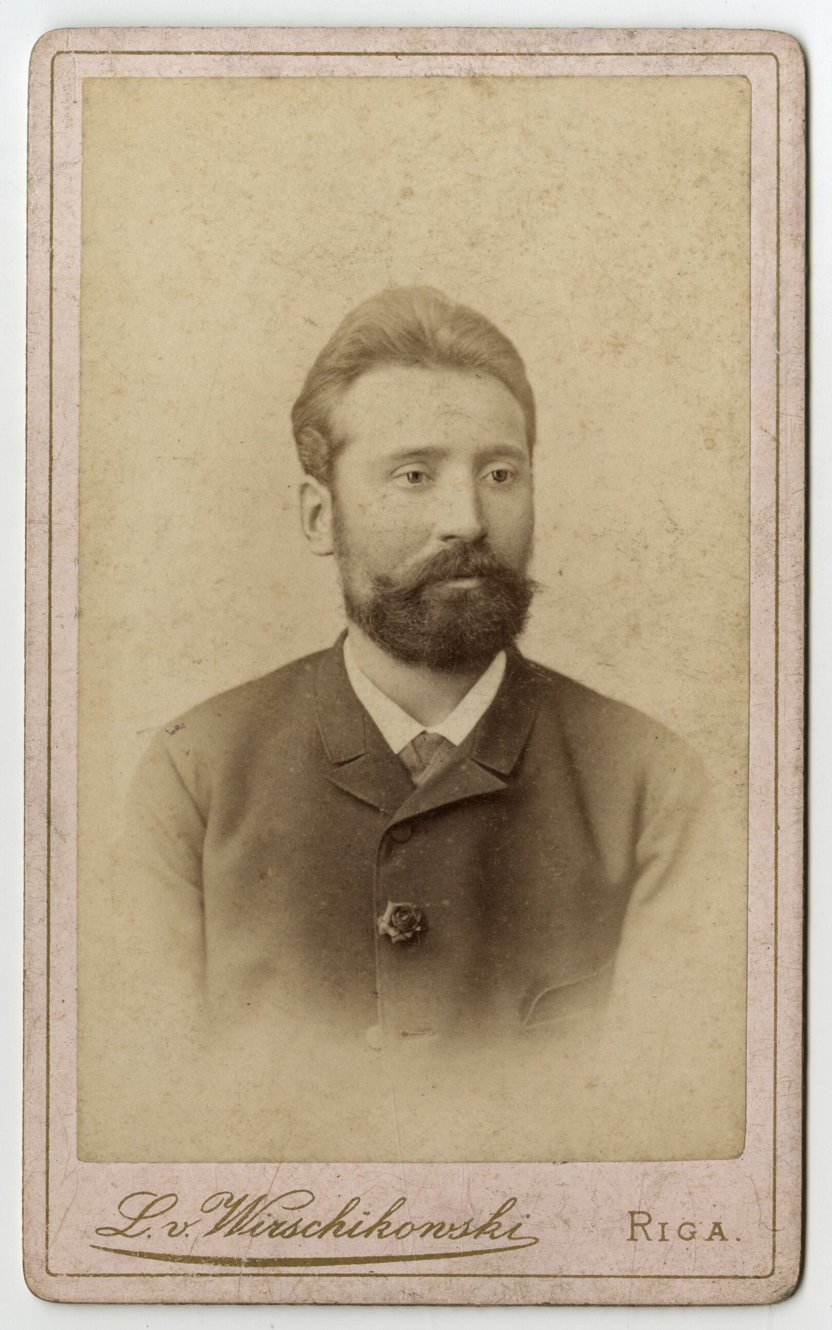Leonhard von Wirschikowski, Vyriškio portretas