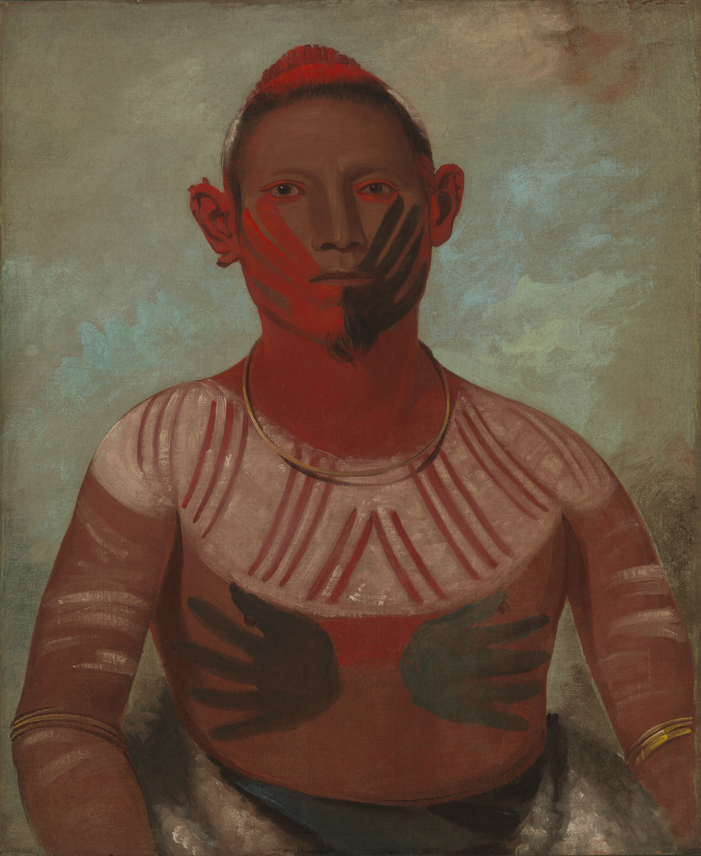 George Catlin, I-o-wáy, One of Black Hawk's Principal Warriors