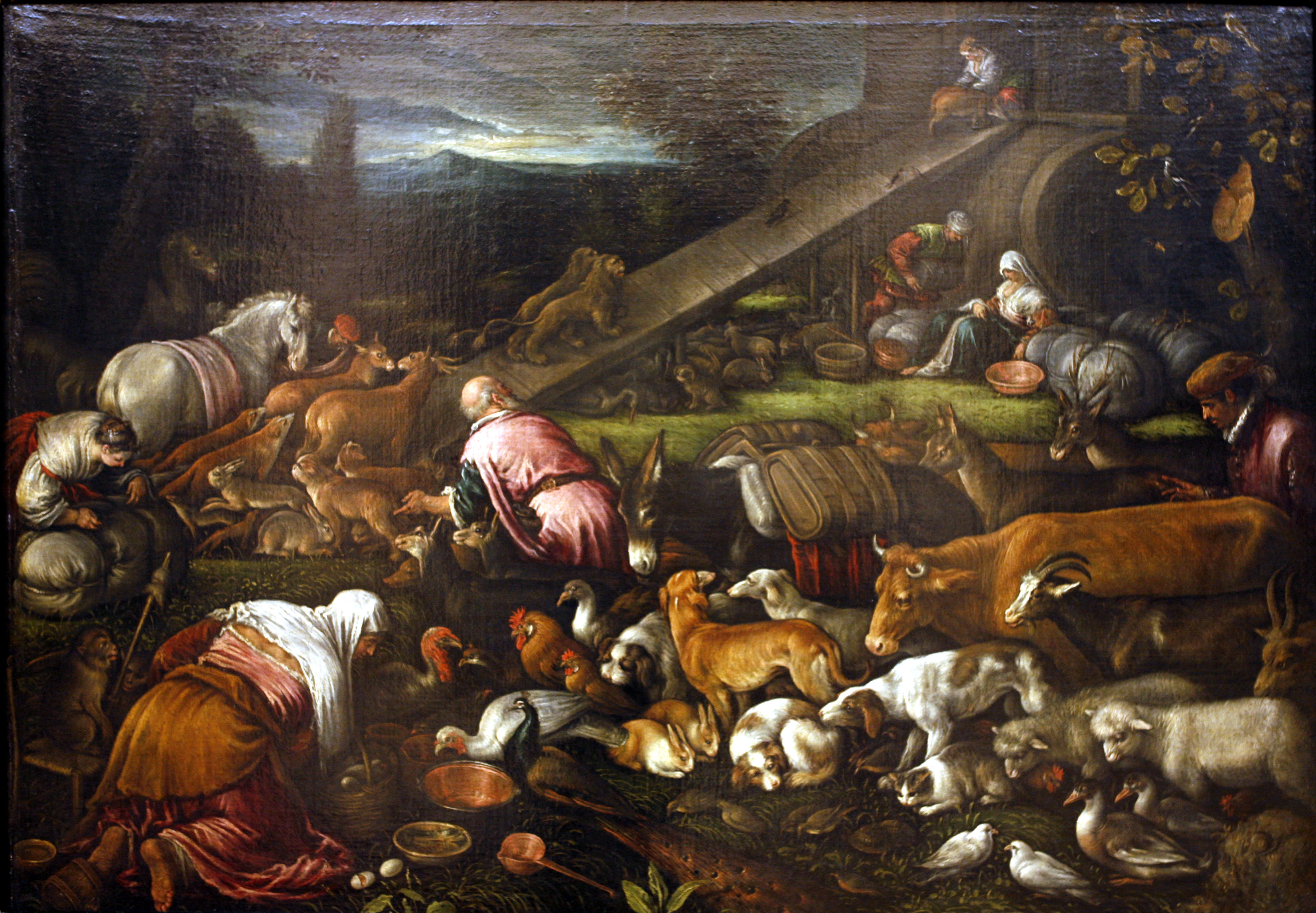 Francesco Bassano the Younger, Entry of the animals in the Ark