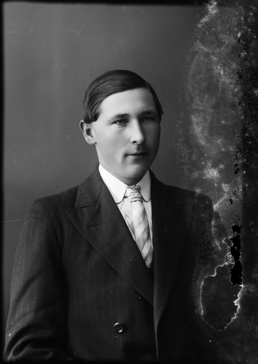 Skötsner-Edhlund, Ateljéporträtt - man, Östhammar, Uppland