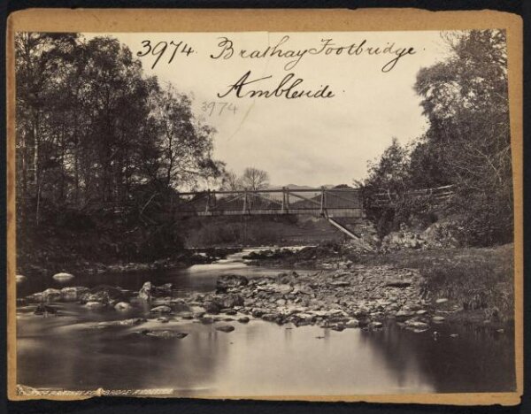 Francis Frith, Brathay Footbridge.  Ambleside