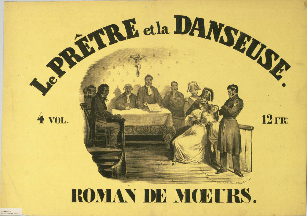 Anonym, Le PRÊTRE et la DANSEUSE; ROMAN DE MOEURS
