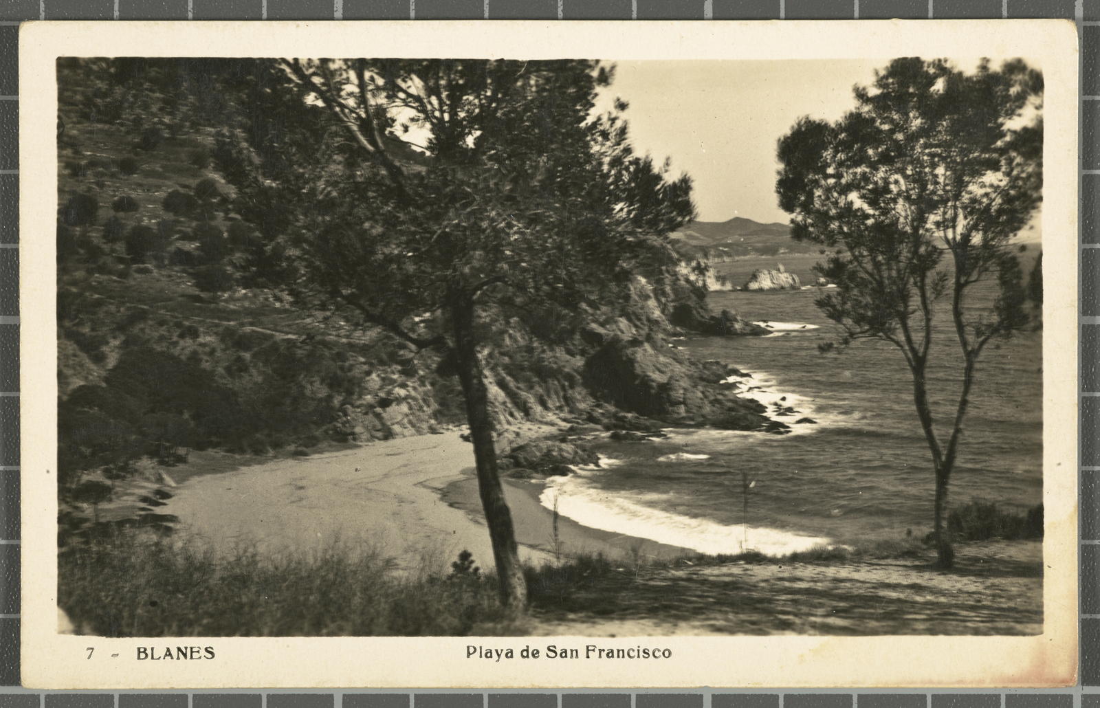 Desconegut, 7 - Blanes. San Francisco platform