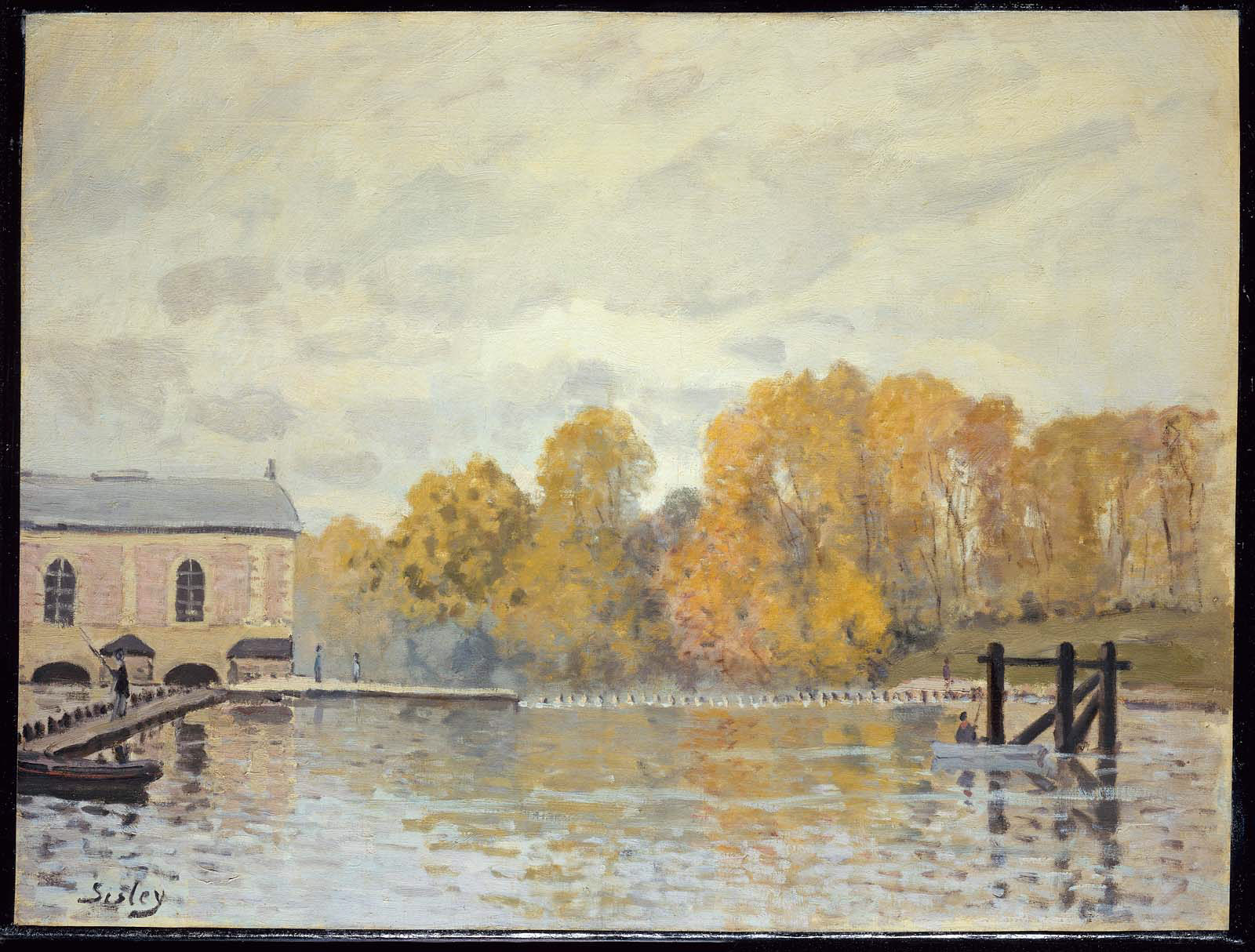 Alfred Sisley, Waterworks at Marly