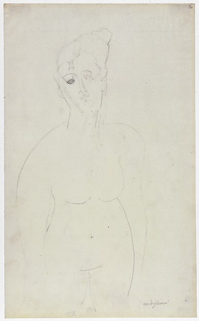 Amedeo Modigliani, Torso of a Nude Woman