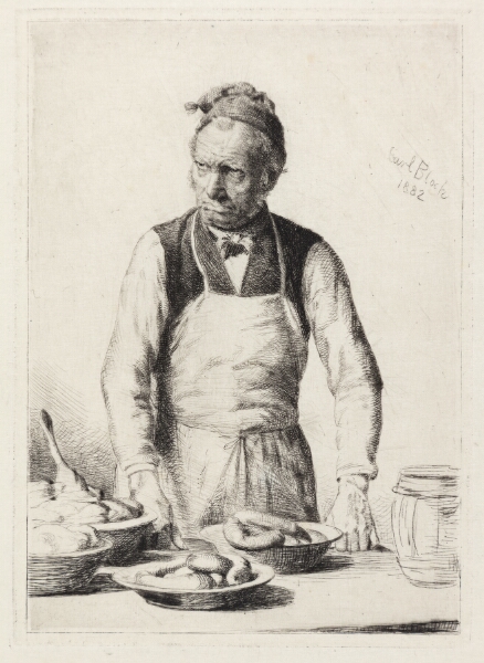 Carl Bloch, Spækhøkeren bag sin disk