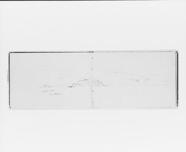 William Trost Richards, Neah Bay: Cape Flattery (from Sketchbook X)