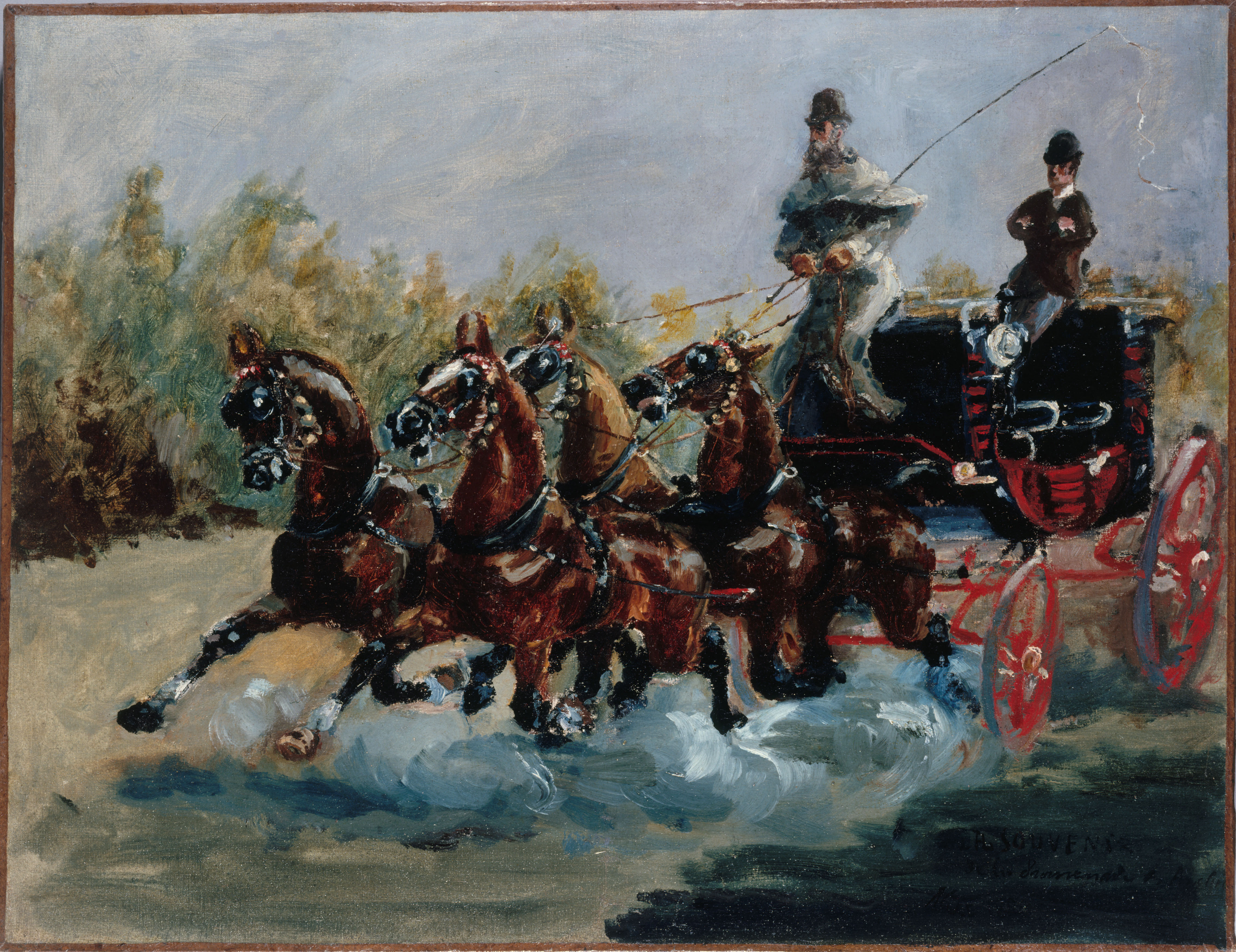 Henri de Toulouse-Lautrec, Nice, souvenir de la promenade des Anglais