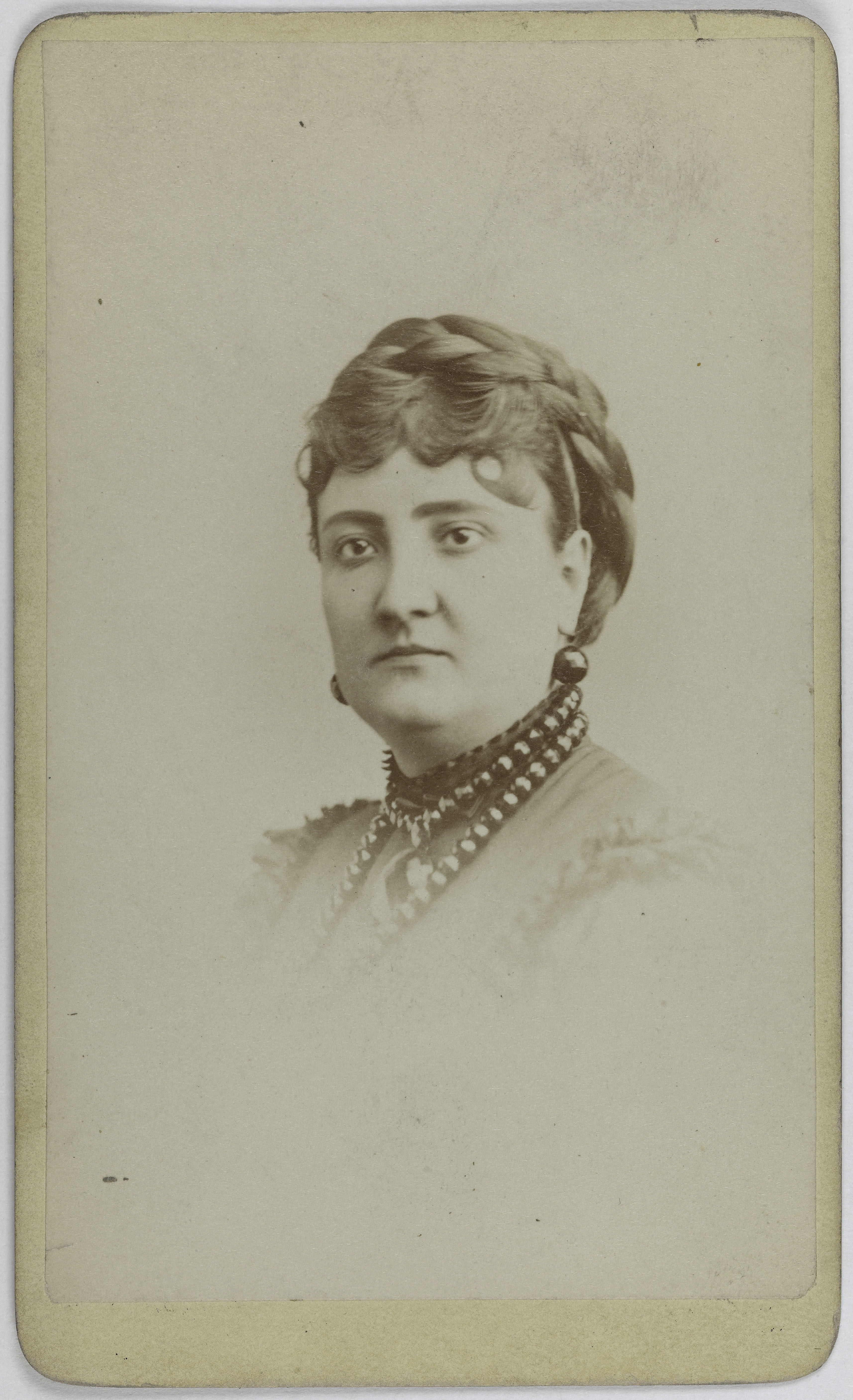Anonyme, Portrait de Patti Carlotta, (1840-1889), (chanteuse lyrique, sœur ainée d'Adelina Patti)