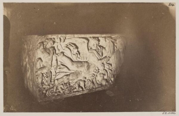 Parker, John Henry, Catacomb of Praetextatus - Fragment of a Sarcophagus with Bas-relief, c. A.D. 200