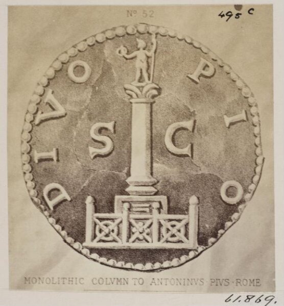 Parker, John Henry, Coins - Monolithic Column to Antoninus Pius