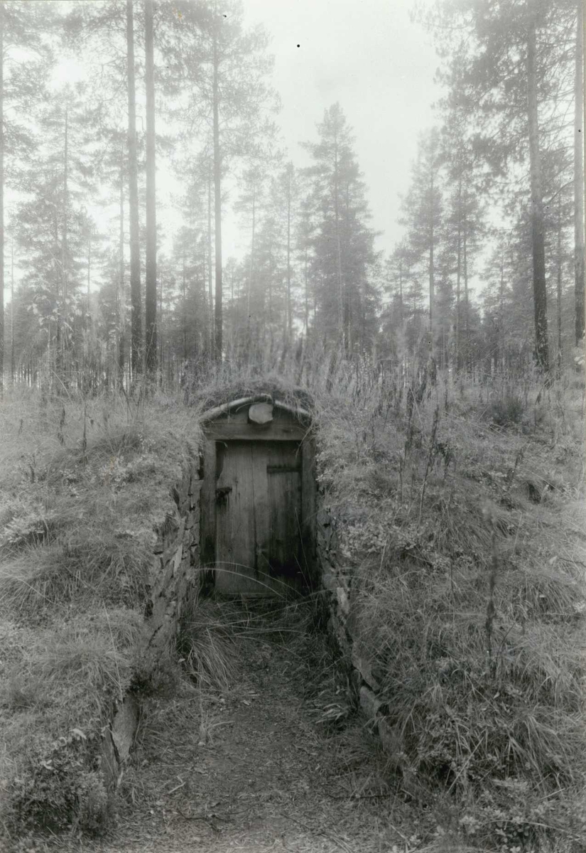 Gisle Midttun, Tysketorpet, Grue, Solør, Hedmark. Jordkjeller. Nå på Glomdalsmuseet, Finntorpet.