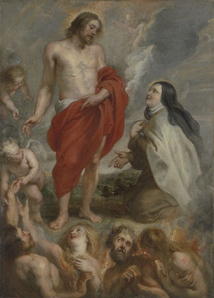 Peter Paul Rubens, Saint Teresa of Ávila Interceding for Bernardino de Mendoza in Purgatory