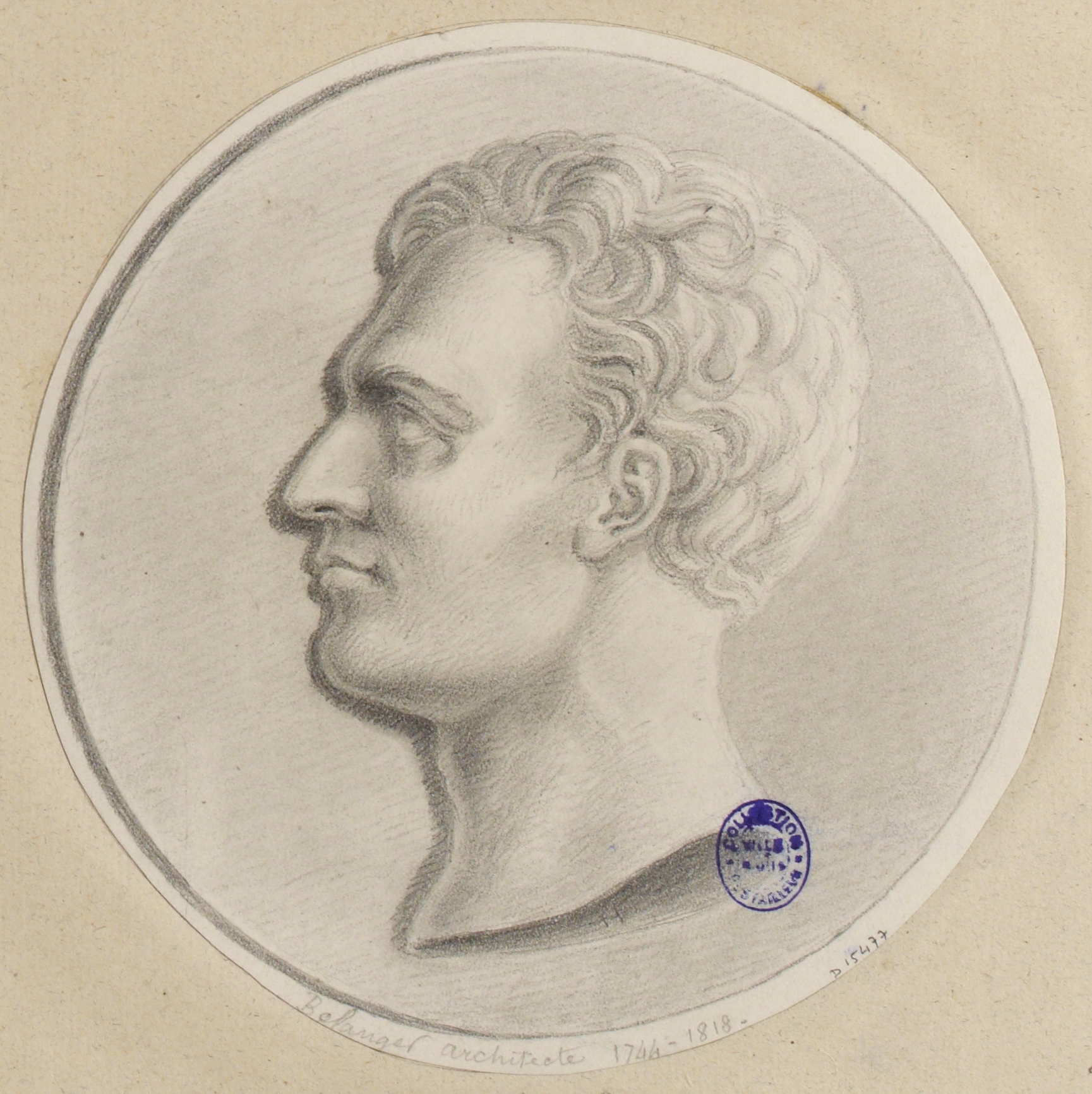 Anonyme, Portrait de l'architecte Bélanger (1744-1818)