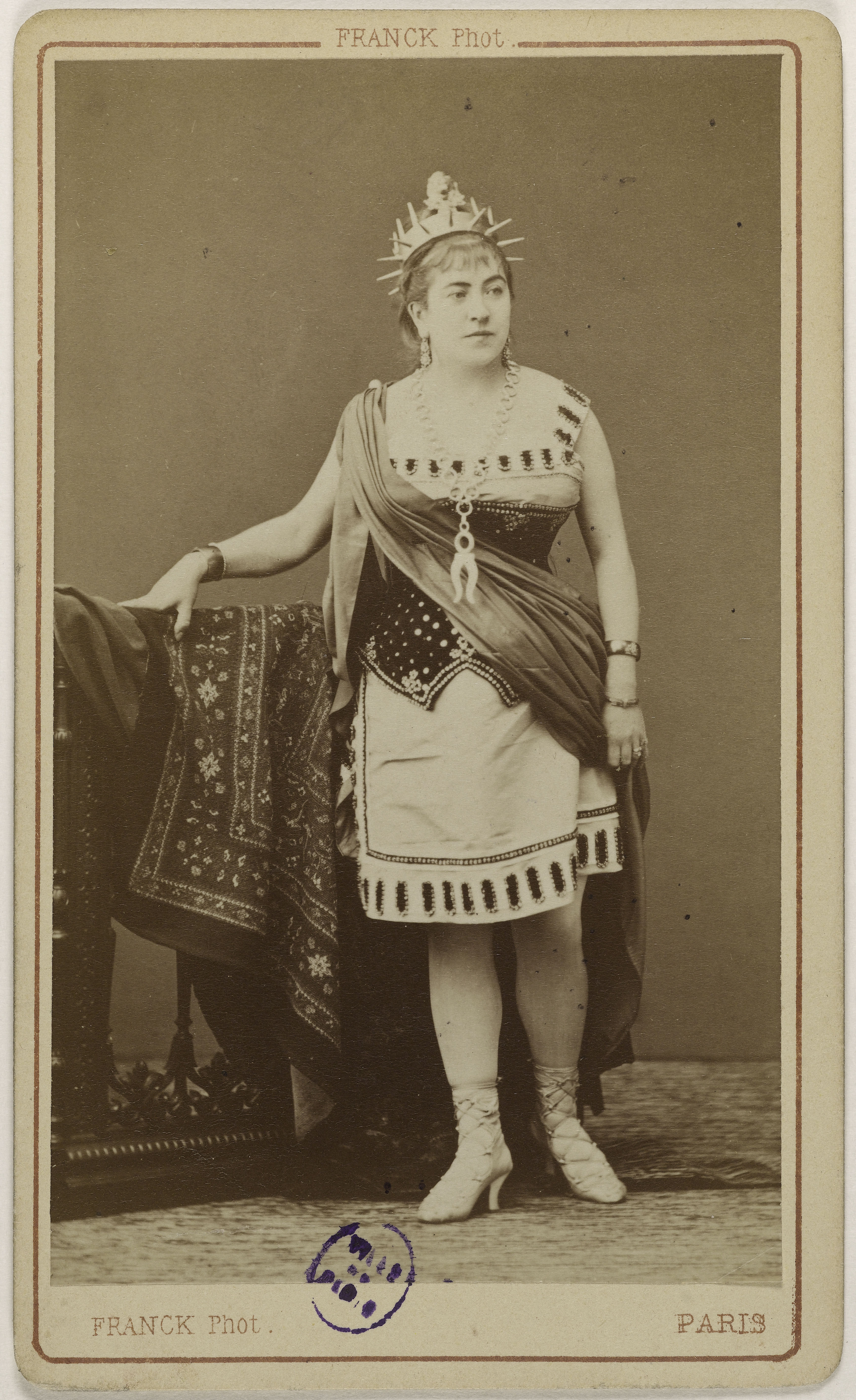 Franck, Portrait de Berger, Valérie, (actrice)