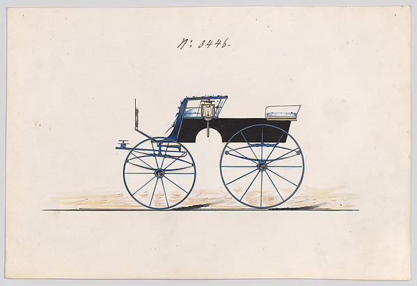 Brewster & Co., Design for T-Cart, no. 3446