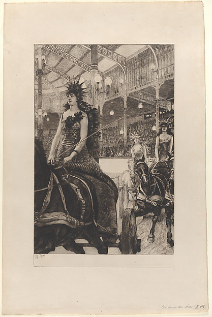 James Tissot, The Ladies of the Chariots at the Hippodrome (Ces dames des chars à l'Hippodrome)