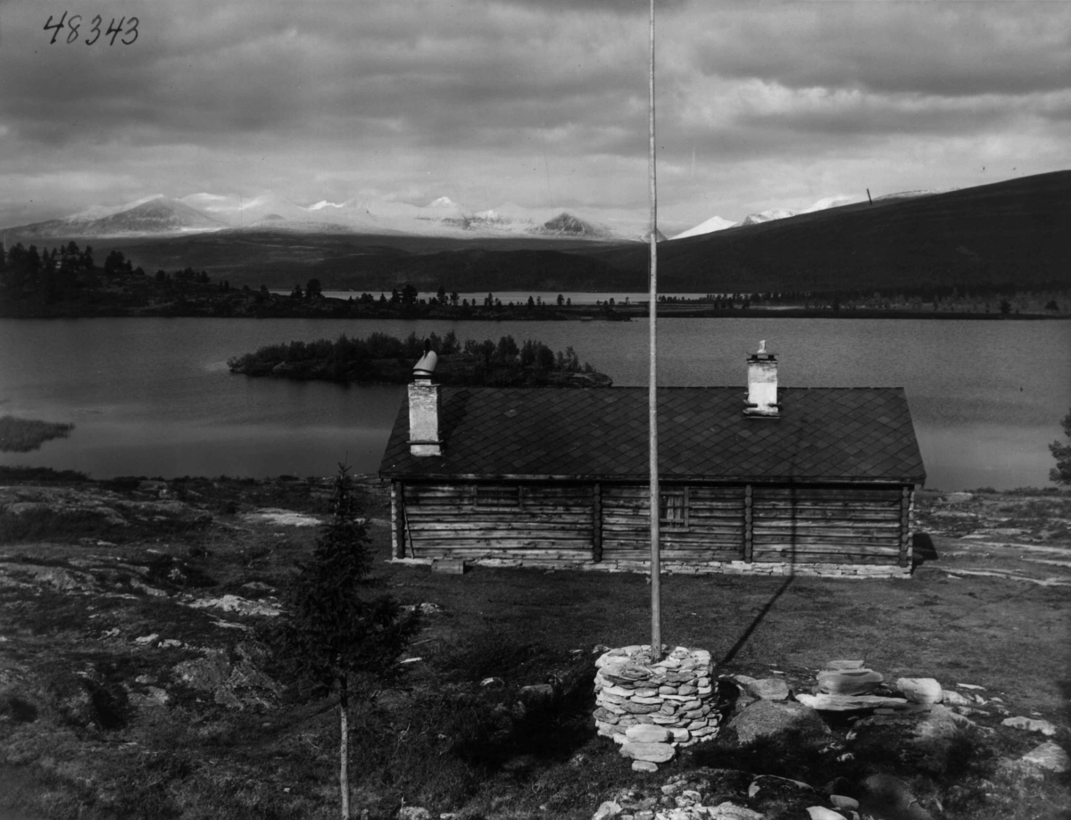 Anders Beer Wilse, Rondane, Furusjoen, Bebyggelse, Landskap