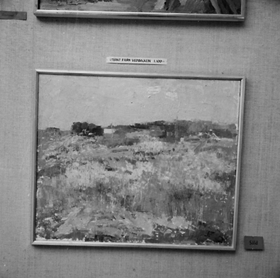 Knut Borg, Tavla. Artist: Inga Berg.