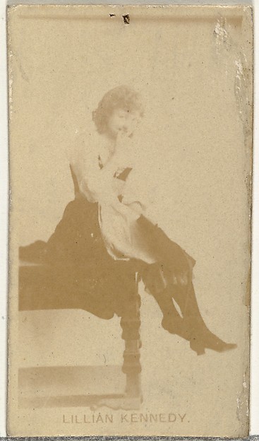 W. Duke, Sons & Co., Lillian Kennedy, from the Actors and Actresses series (N145-8) issued by Duke Sons & Co. to promote Duke Cigarettes