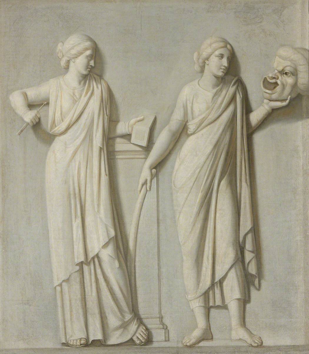 Robert Fagan, The Muses: Clio and Thalia