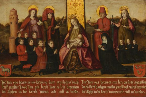 anonymous, Memorial Panel for Jacob Jan van Assendelft  and his Wife Haesgen van Outshoorn