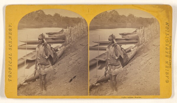 Timothy H. O'Sullivan, Indian rubber Hunter.