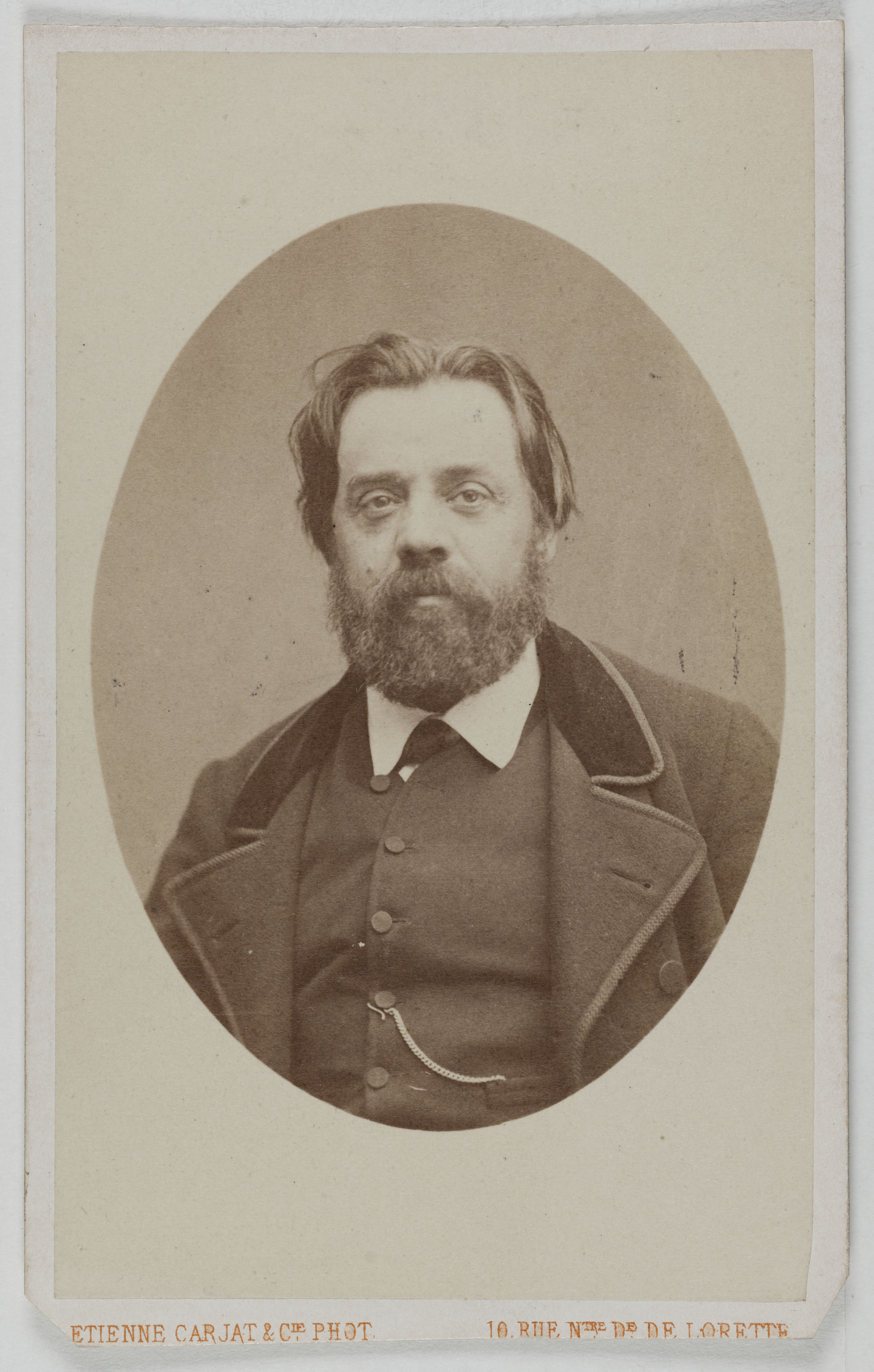 Carjat & Cie, Portrait de Gustave Adolphe Lefrançais, (1826-1880), instituteur, membre de la Commune (1871)