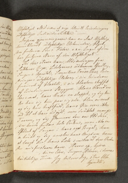 Johan Thomas Lundbye, Dagbog. Side 61