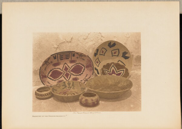 Edward S. Curtis, [Baskets Made by Native Americans]