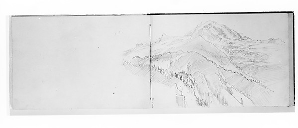 William Trost Richards, Hills and Mountains (from Sketchbook X)