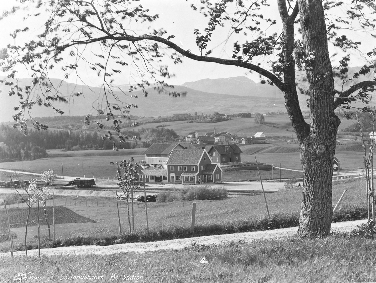 Anders Beer Wilse, Prot: Sørlandsbanen - Bø Station